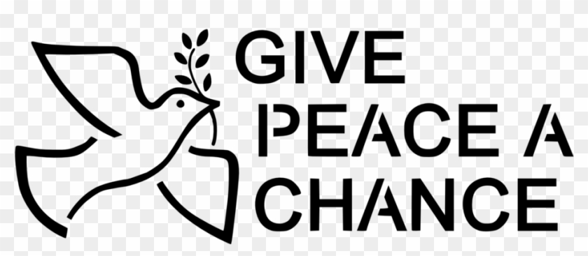 Public Domain Clip Art Image - Give Peace A Chance Poster #384755