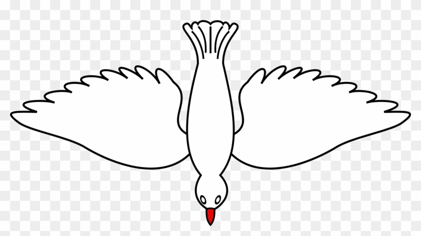 Open - Dove Flying Down Clip Art #384758