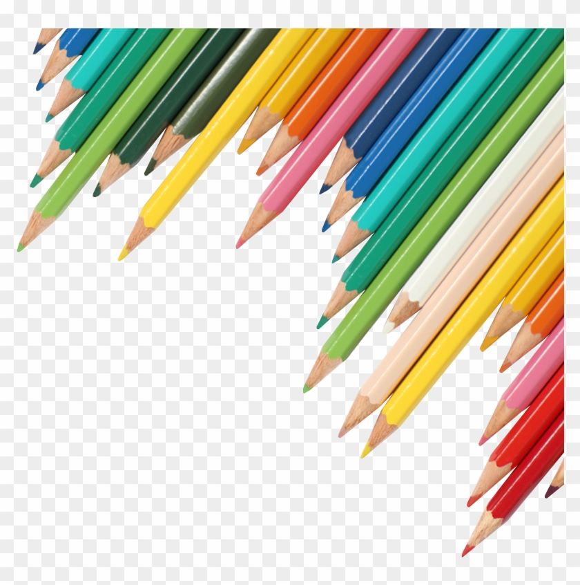 Awesome Background School Png With School Supplies - Coloured Pencils No  Background - Free Transparent PNG Clipart Images Download
