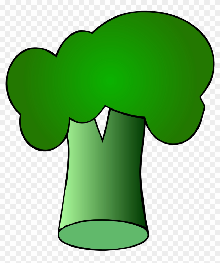 File - Broccoli - Svg - Cartoon Broccoli #384921
