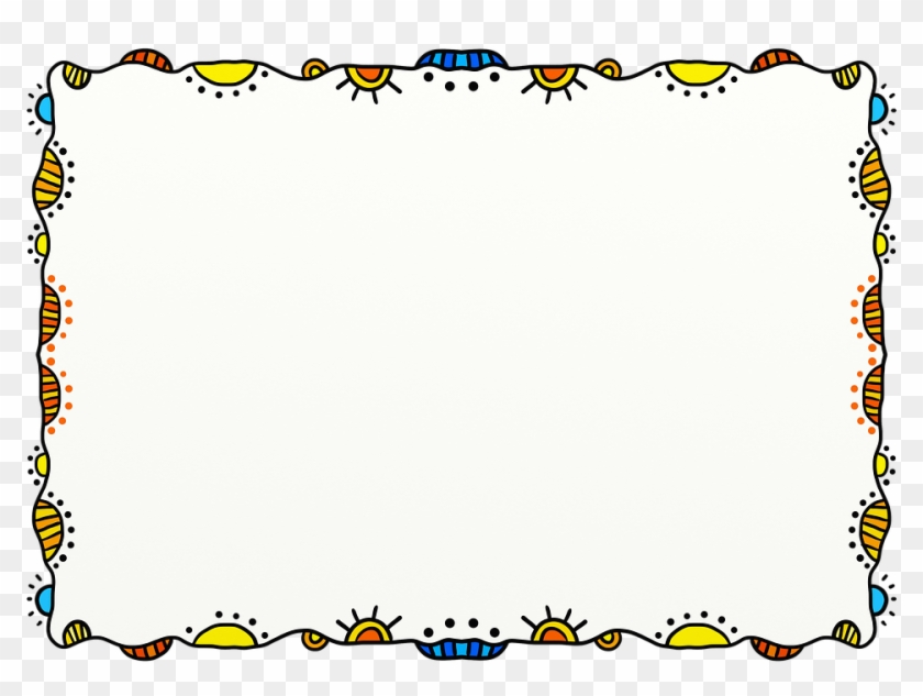 Pencil Border Cliparts - Border Foto Lucu Png #385017