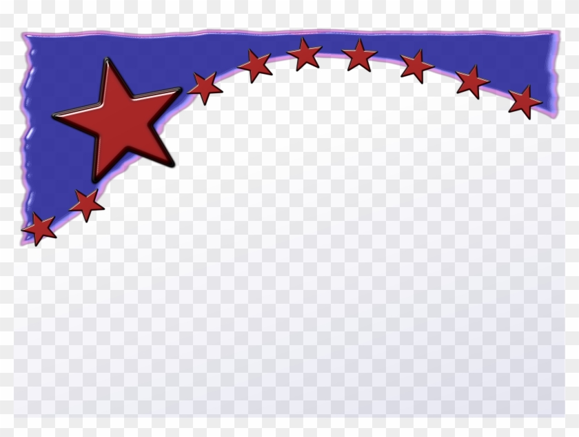 American Flag Clipart Border Pencil - Clip Art #385068