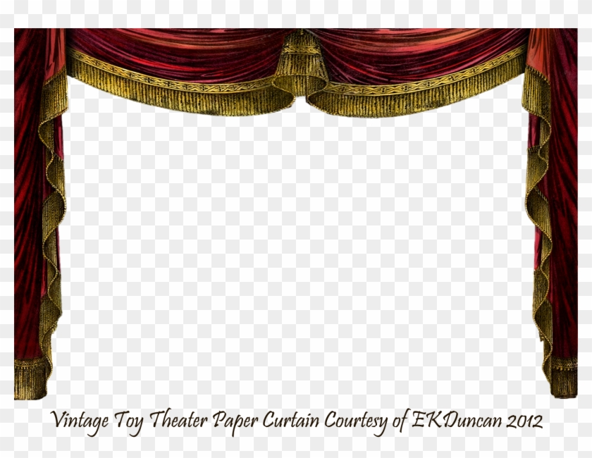 Curtain Clipart Royal Pencil And In Color - Theater Drapes And Stage Curtains #385083