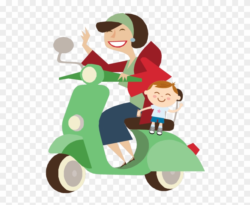 We See It All The Time A Child Riding On Motorcycle - See You Tomorrow Hasta Mañana #385162