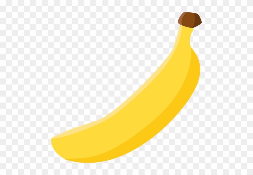 Simple Banana Vector Image - Banana Icon Png #385174