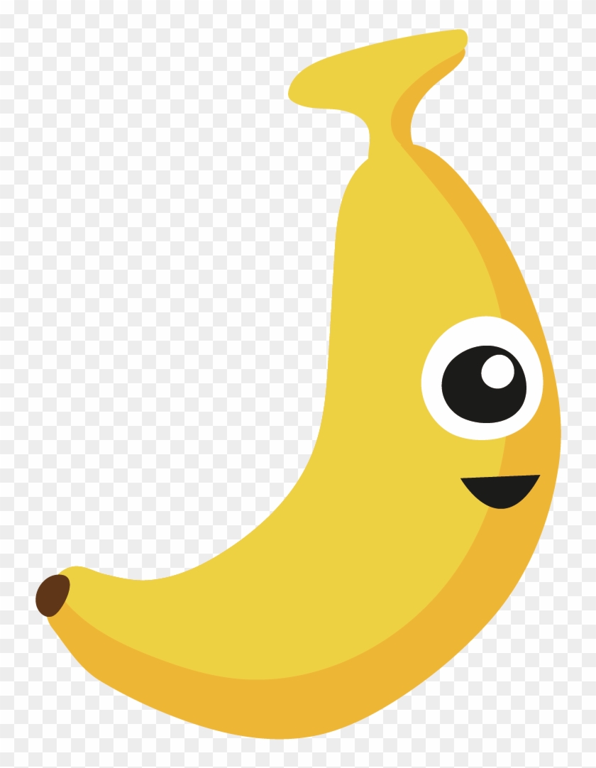Vector Cute Banana - Banana Vector Png #385190