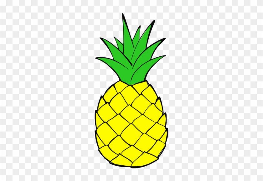 Pineapple Clipart - Pineapple Outline #385216