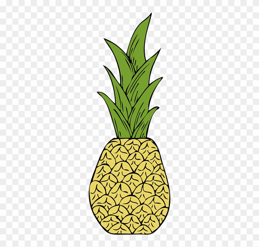 Pineapple Cliparts 20, - 3drose Lsp 57288 2 Tropical Pineapple Fruits Yellow #385222