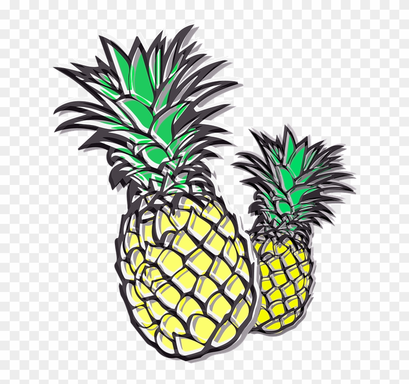Pineapple Cliparts - Outline Of A Pineapple #385259