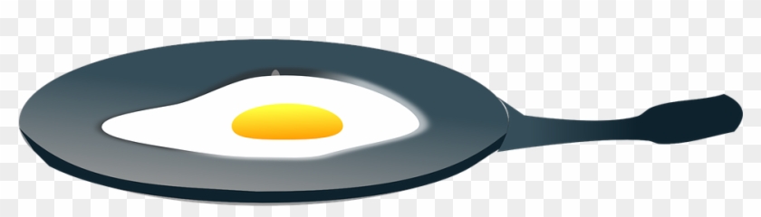 Fried Egg Clipart Skillet Pan - Egg In Pan Png #385332