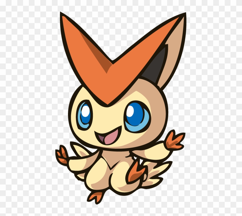 Chibi Victini By Iphysik - Victini Clipart #385419