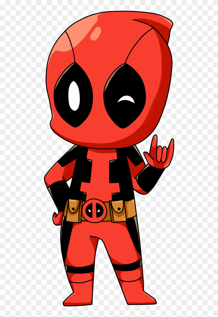 Deadpool Hd Clipart - Chibi Deadpool #385427