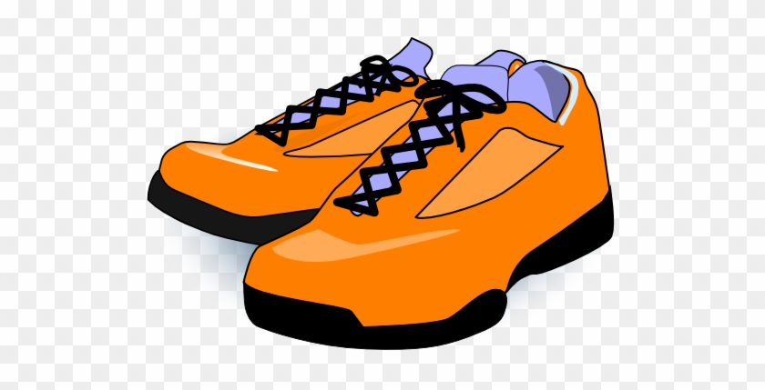 Orange Cliparts - Shoes Clip Art #385516
