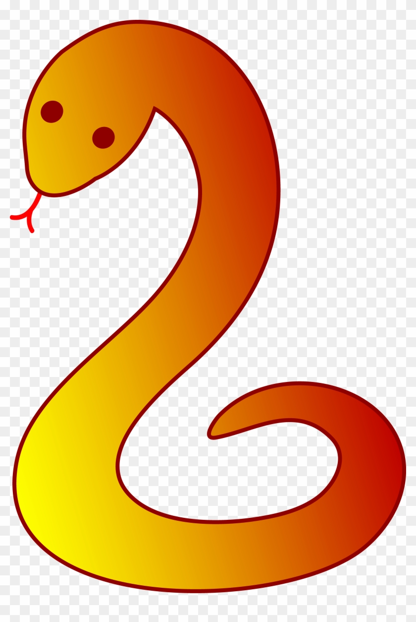 Orange Snake Cliparts - Snake Clip Art #385529