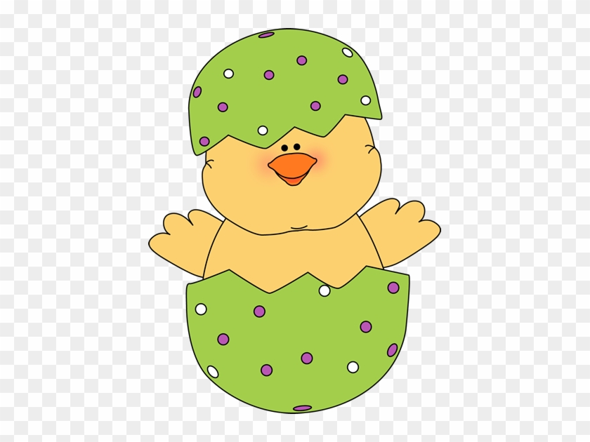 Chicken Egg Clipart - Easter Egg And Chick #385540