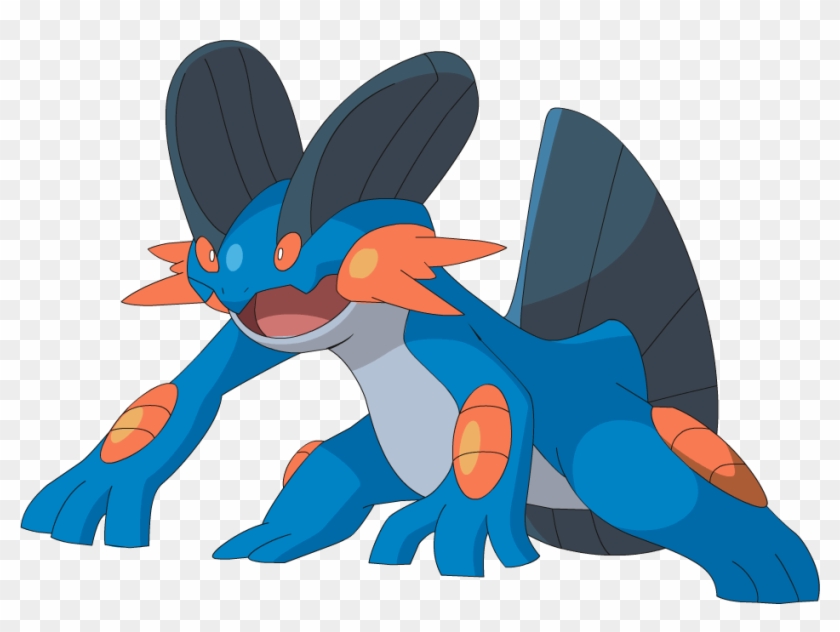 Anime Pokemon Png Hd - Pokemon Mudkip Final Evolution #385688