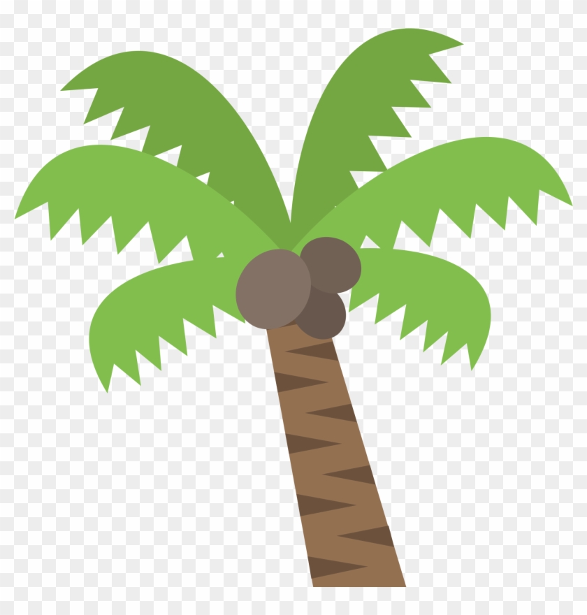 Coconut Tree Cartoon 9, Buy Clip Art - Palm Tree Emoji #385704