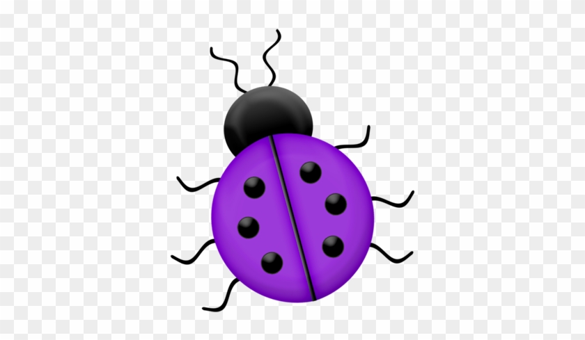 Bugs °• - ‿✿ - Purple Ladybug Clip Art #385747