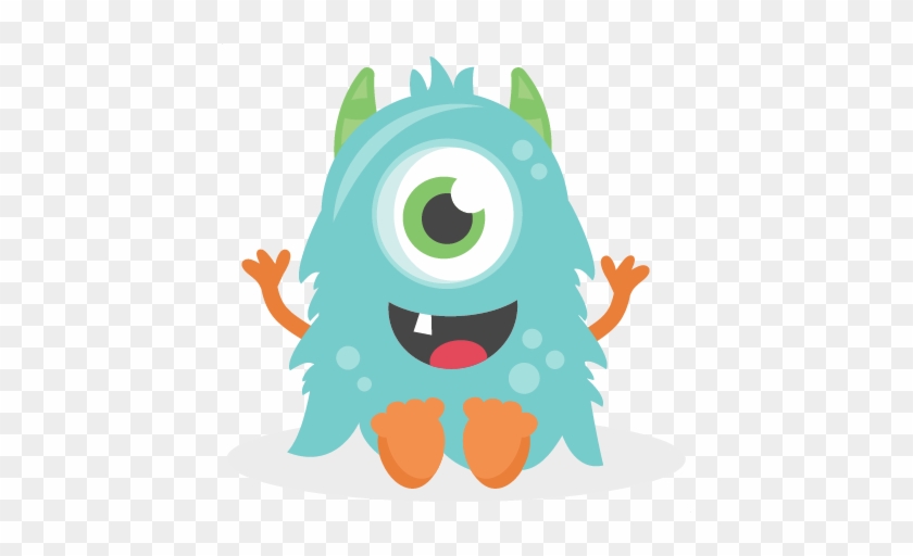 Baby Monster Svg Scrapbook Cut File Cute Clipart Files - Baby Monster #385774