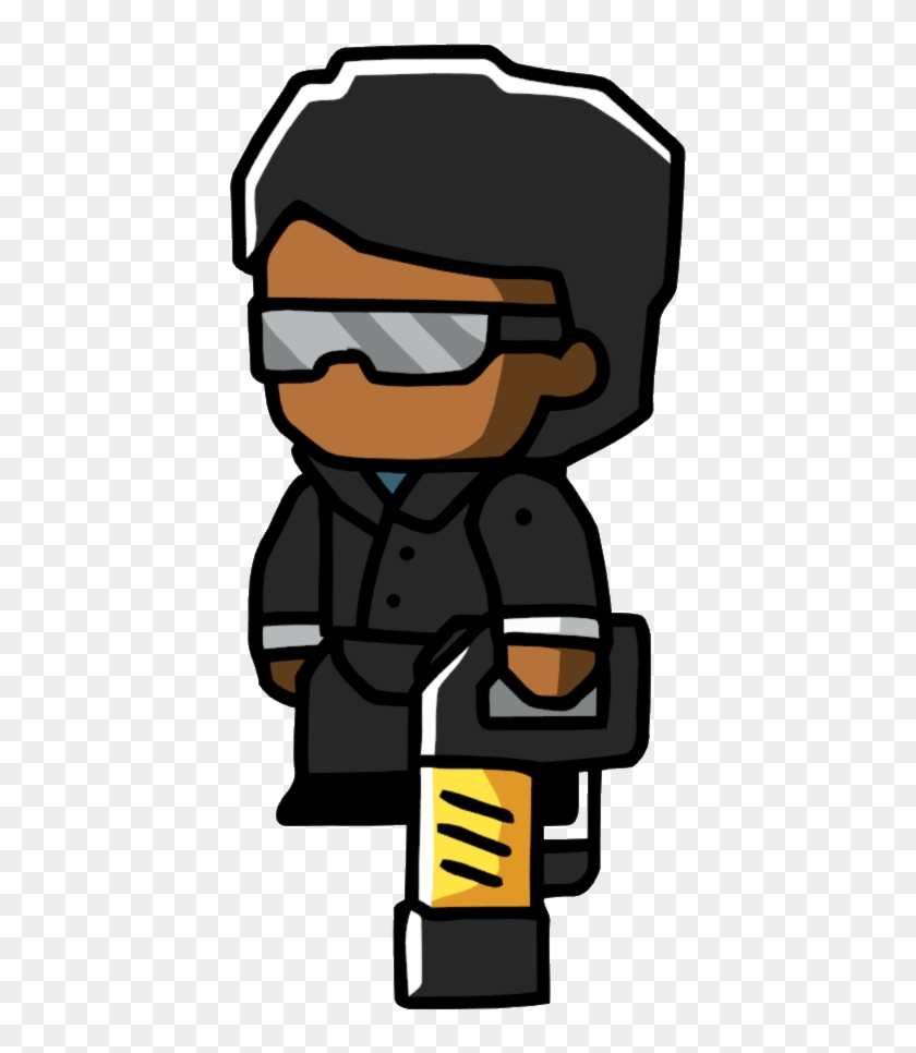 Winsome Secret Agent Clipart Image Male Png Scribblenauts - Cartoon #385895