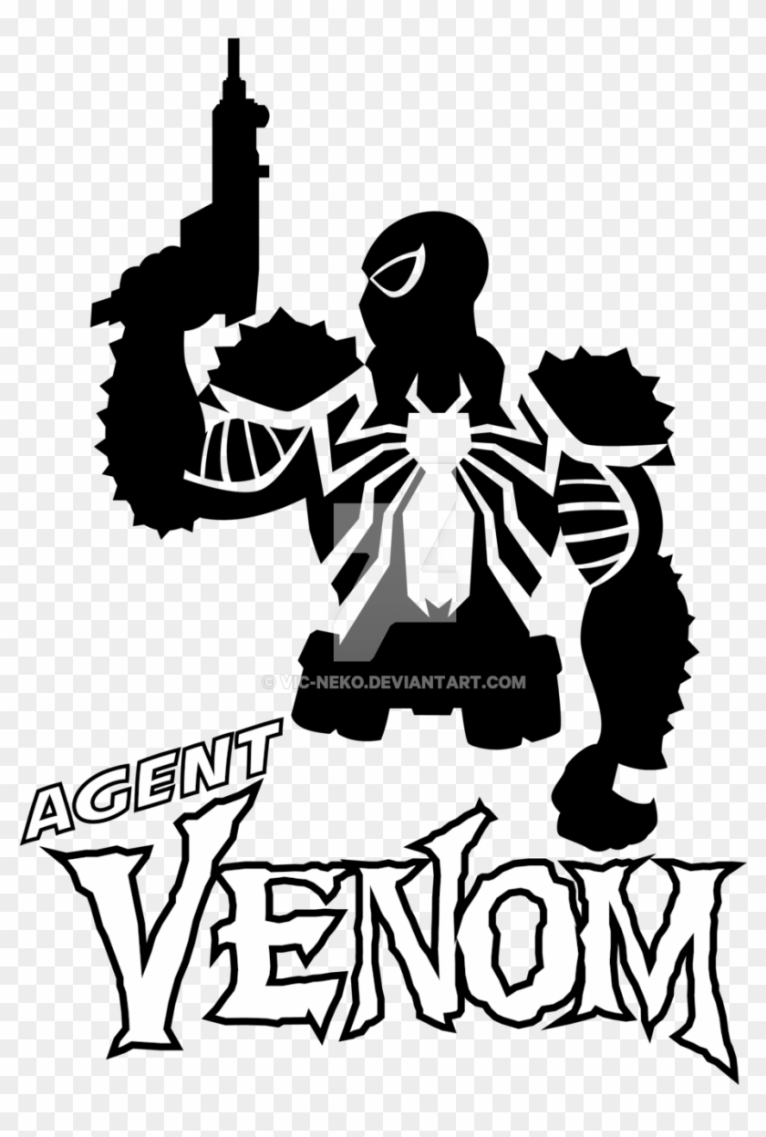 Agent Venom T - Kellysdesigns Venom Wall Sticker Venom Vinyl Decal #385961