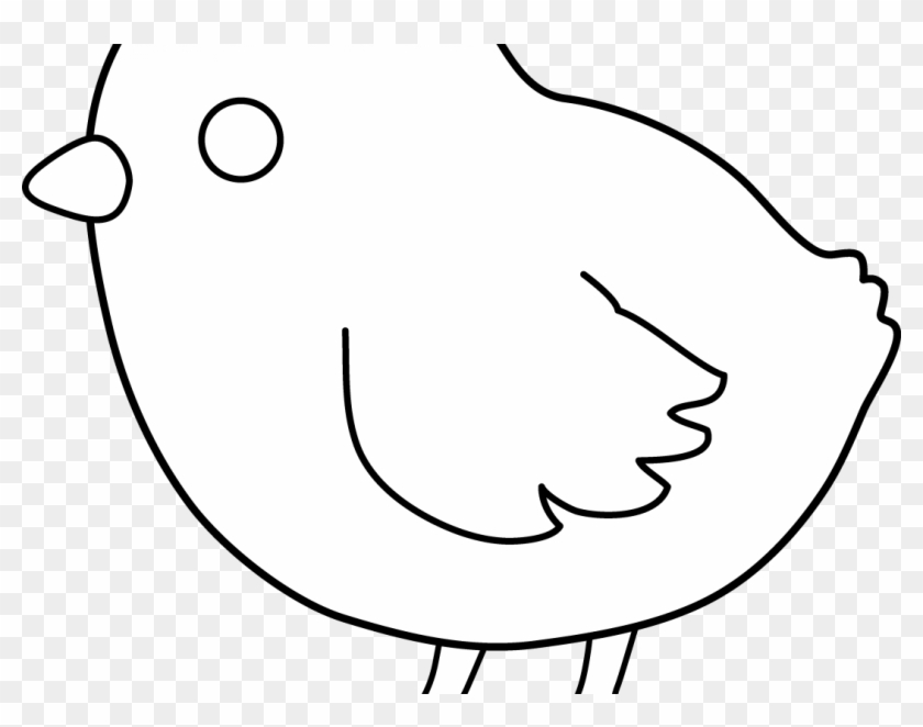 Baby Chick Hatching From Egg Coloring Page Free Printable - Clip Art #61087