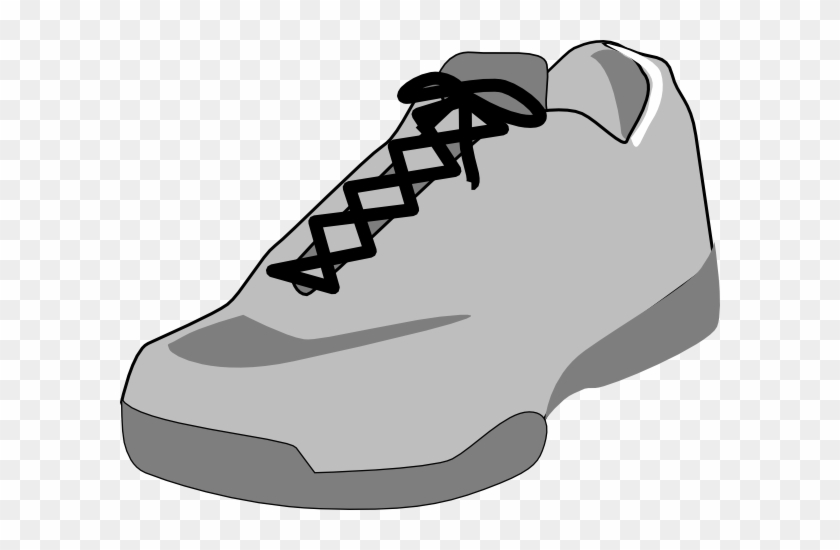 Shoe Outline White Clip Art - Shoes Clip Art #61223