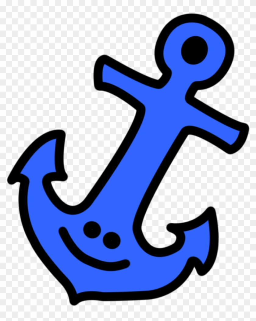 Anchor Clipart Sea Ocean Fisherman Costa Waves - Anchor Clipart #61385