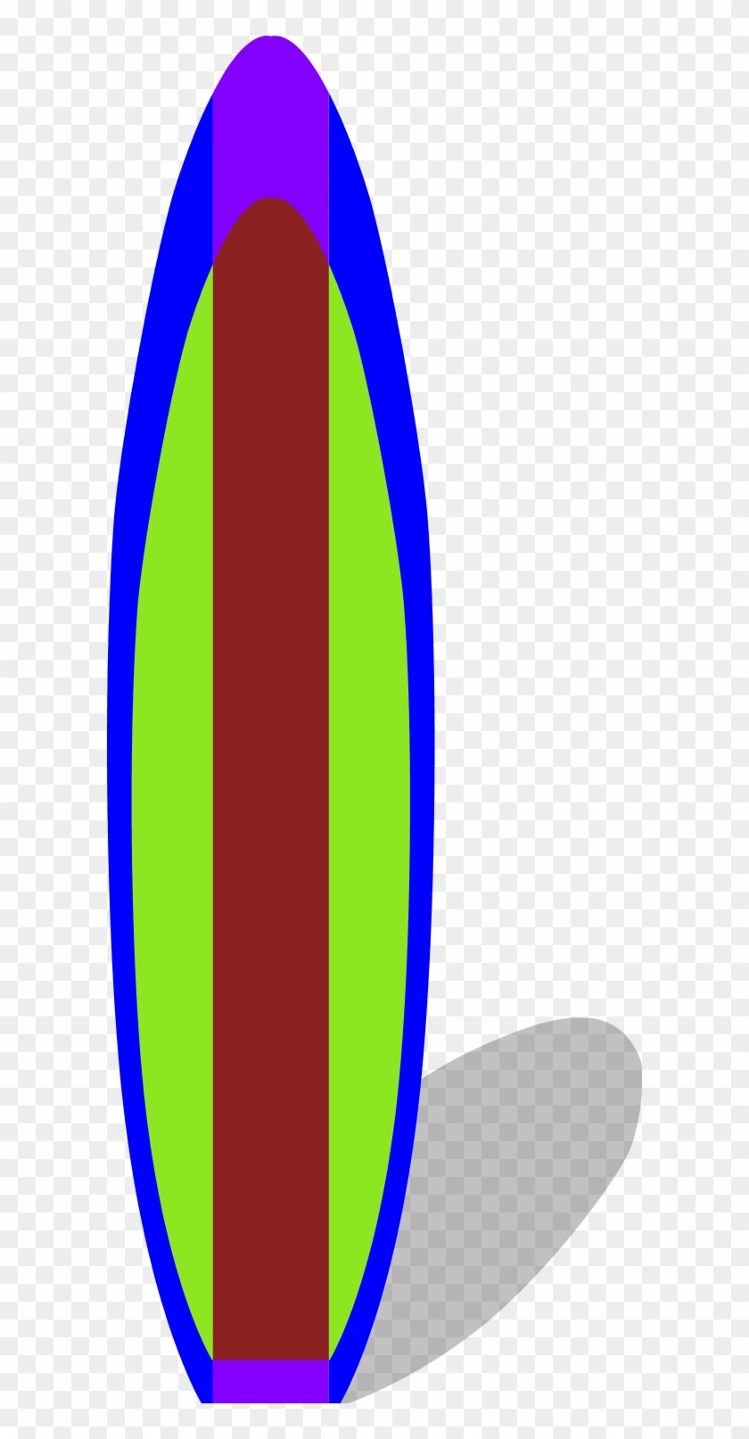 Surfboard Clip Art At Vector Clip Art Image - Surfboard Clip Art At Vector Clip Art Image #61397