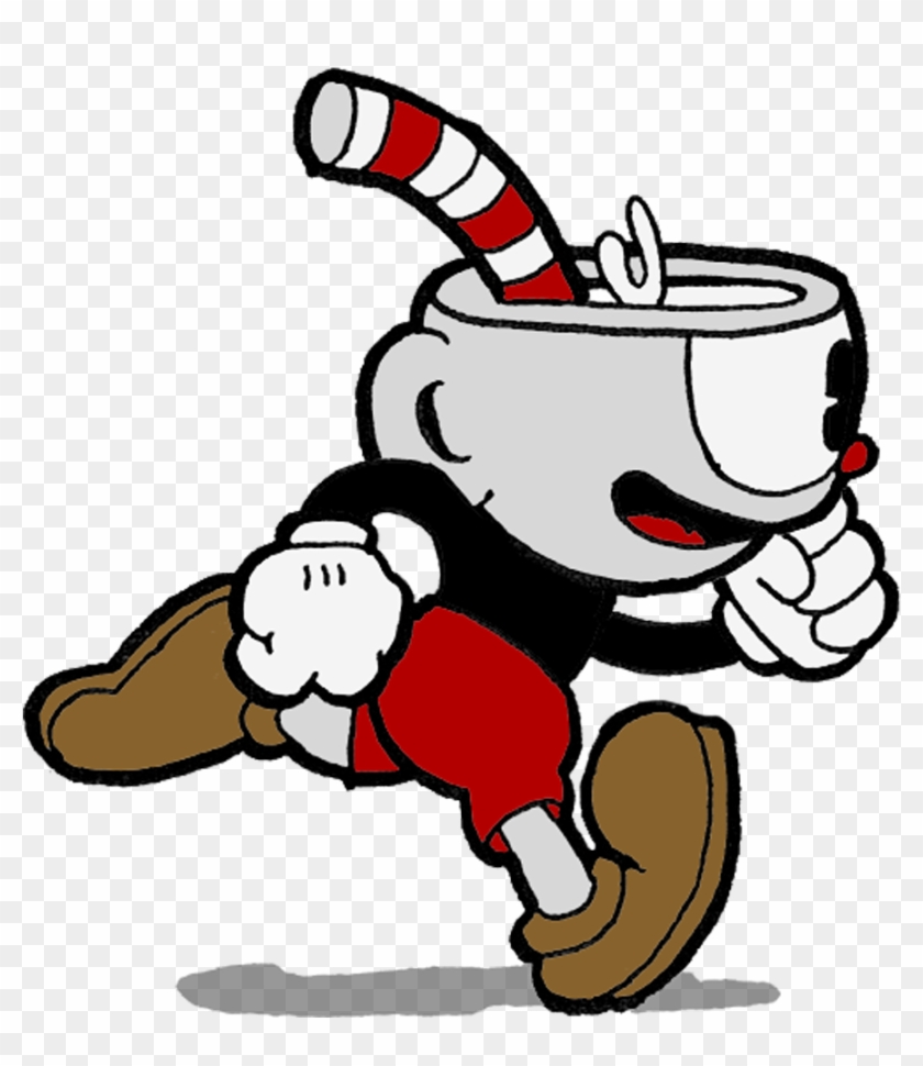 Cuphead Art Run Cuphead Art Hit - Cuphead Running #61421