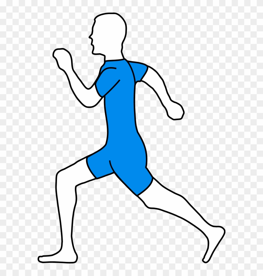 Man Athlete Jogging - Running Man Clip Art #61426