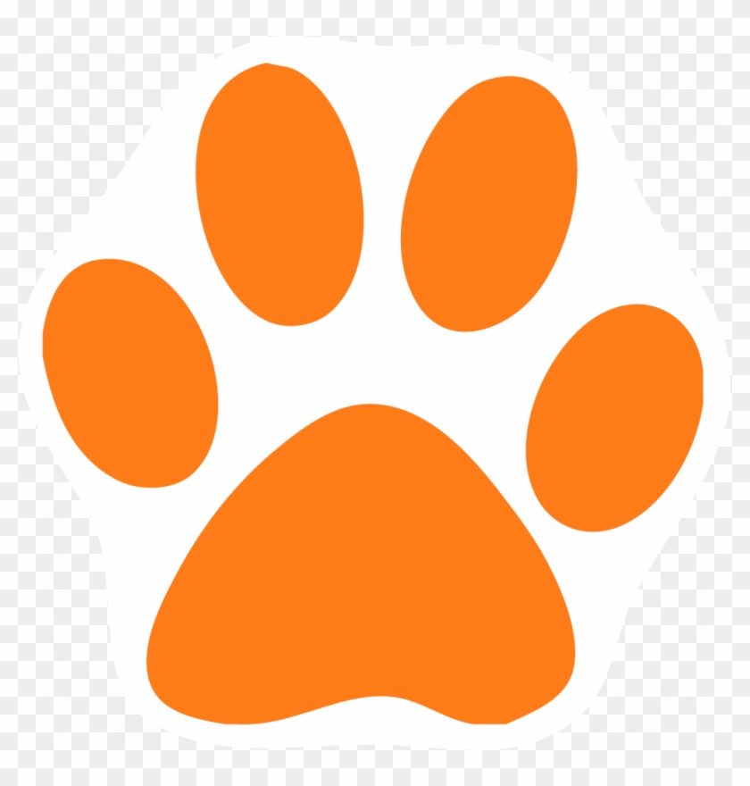 Incredible Paw Clipart Free Orange Cat Pictures Download - Dog Paw Print #61579