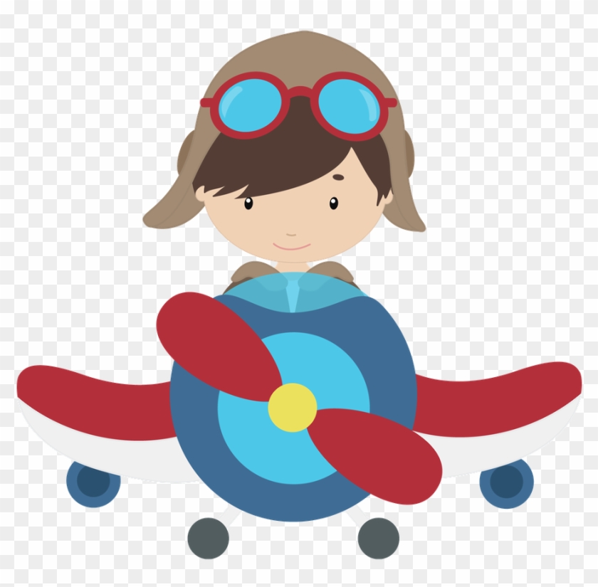 Flugzeug Party, Clipart, Flugzeuge, Jungen, Ideen, - Airplane Boy Clipart #61738