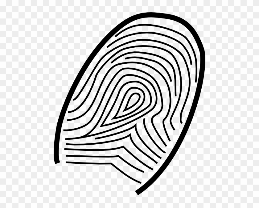 Free Vector Fingerprint Clip Art - Fingerprint Clip Art #61809