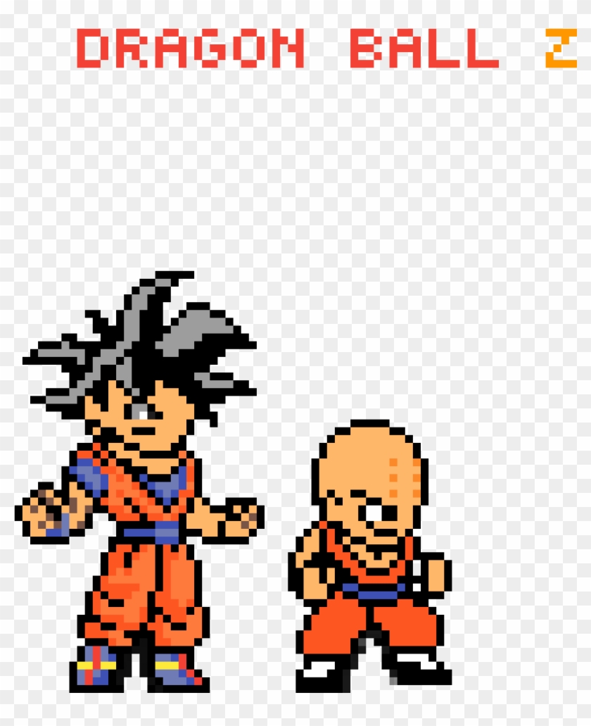 Goku Pixel Art - Free Transparent PNG Clipart Images Download
