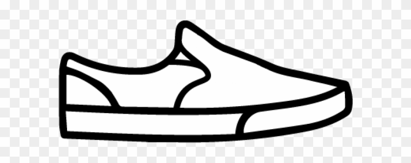 Loafers & Slip-ons - Home Shoe Clipart Black And White #61888