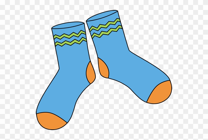 Pair Of Blue Socks - Pair Of Socks Clipart #61941