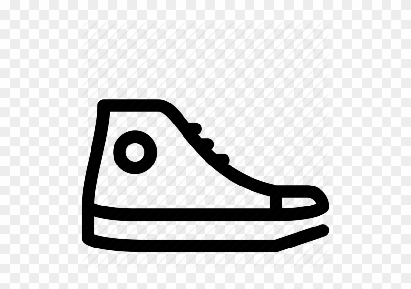 Converse Clipart Vans Shoe - Converse Icon #61990