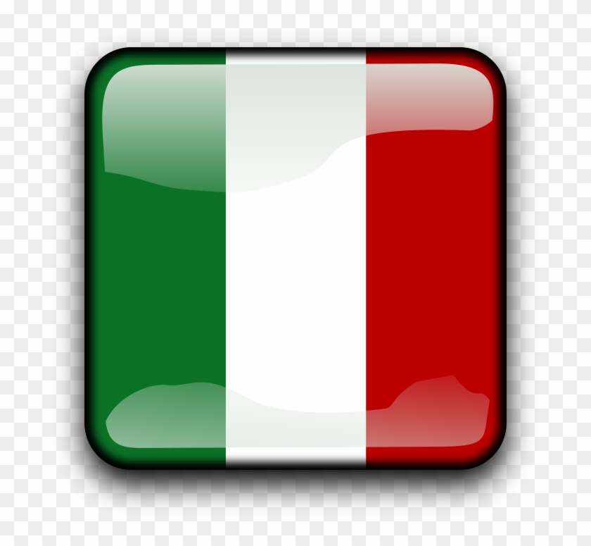 Italy Clip Art - Italy Glossy Flag Large Tote Bag, Adult Unisex, Natural, #62091