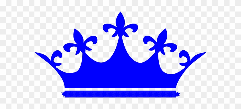Queen Crown Blue Clip Art At Clker - Corona Queen Vector #62108