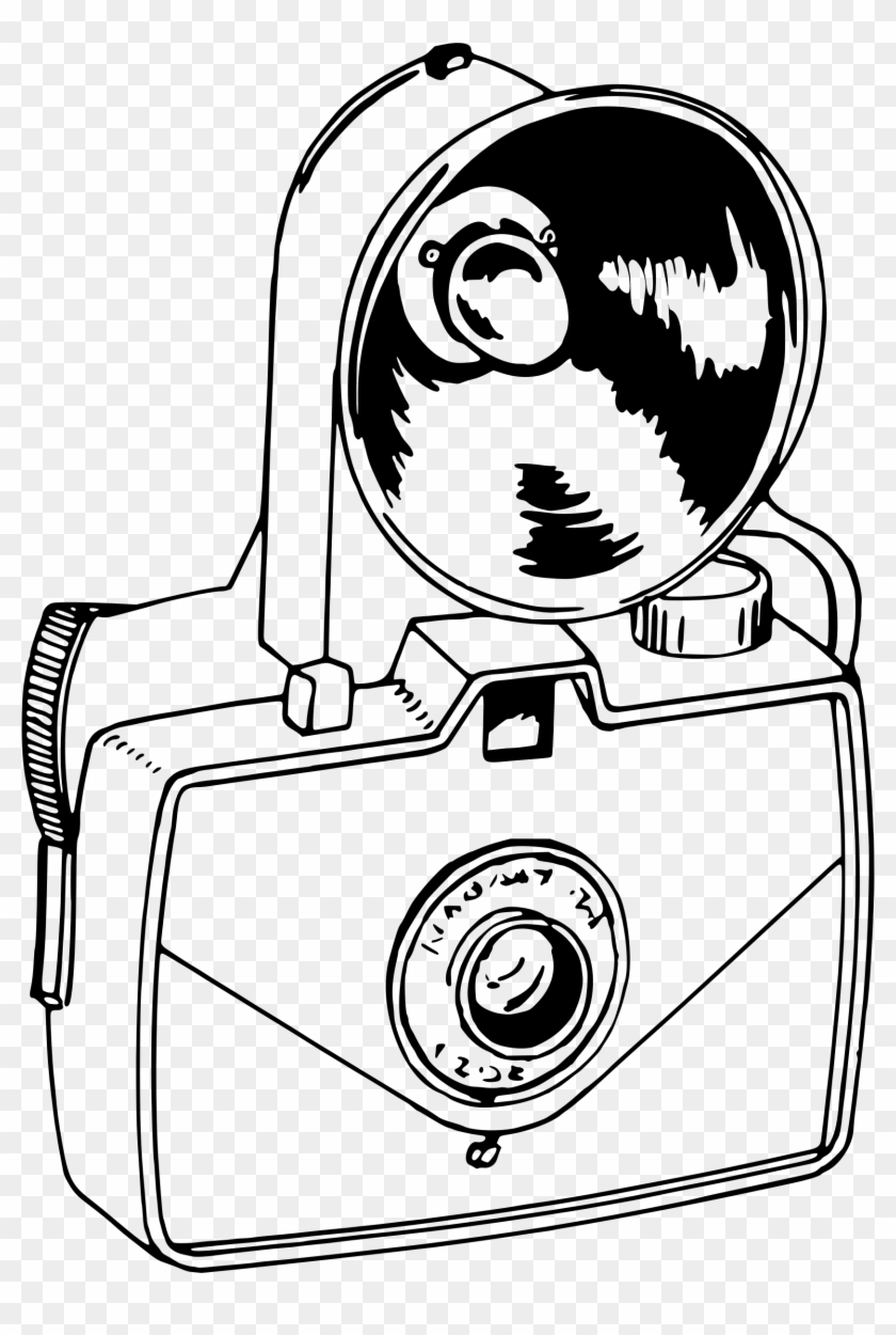 Big Image - Old Fashion Camera Drawing #62236