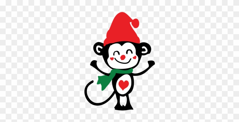 Monkey Santa - Best Gift Monkey Santa Hoodie/t-shirt/mug Black/navy/pink/white #62232