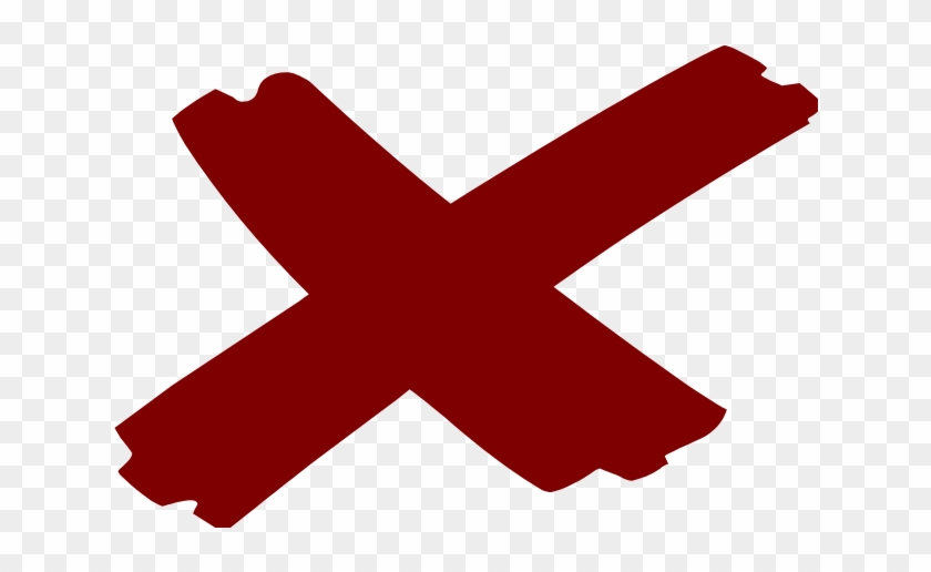 X Marks The Spot Clip Art - X Marks The Spot Clipart #62251