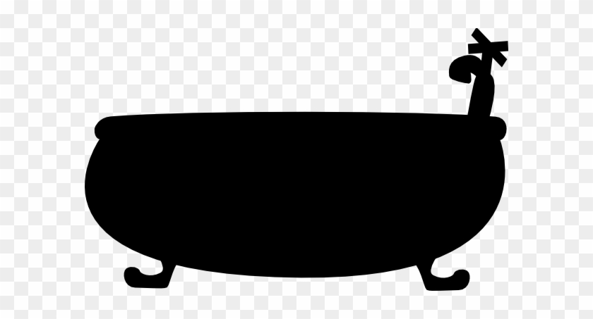 Cliparts Bathtub Silhouette Free Download Clip Art - Silhouette Of A Bathtub #62304