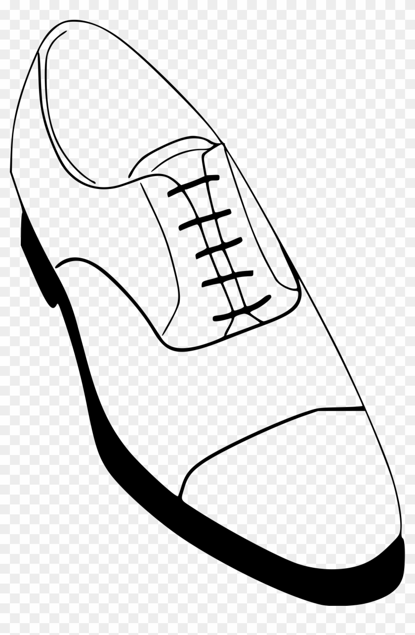 Fileoxfordskor - Svg - Draw A Dress Shoe #62512