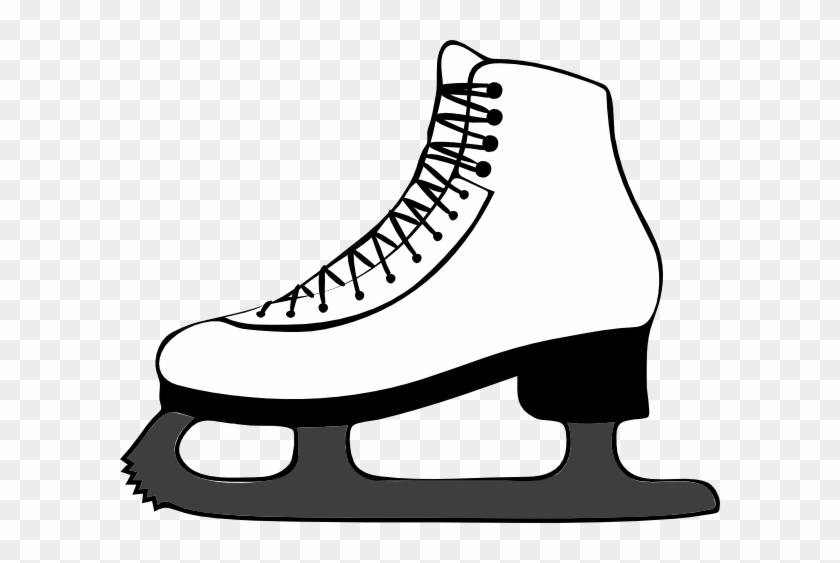 Ice Skate Side View Clip Art - Figure Skate Clipart #62546