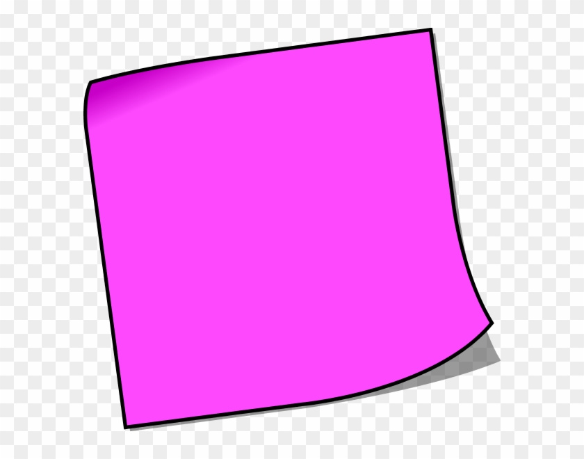 Clipart Info - Purple Post It Notes #62606