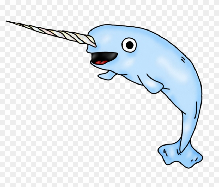 Narwhal Showing Post Clip Art - Narwhal Cartoon Tranparet #62708