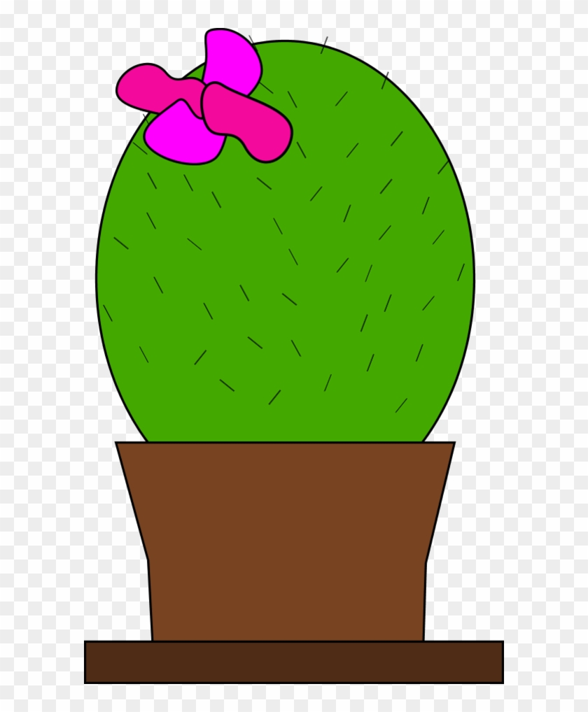 Cactus Flower Inkscape Adobe Illustrator 555px 41 - Cactus With A Bow #62782