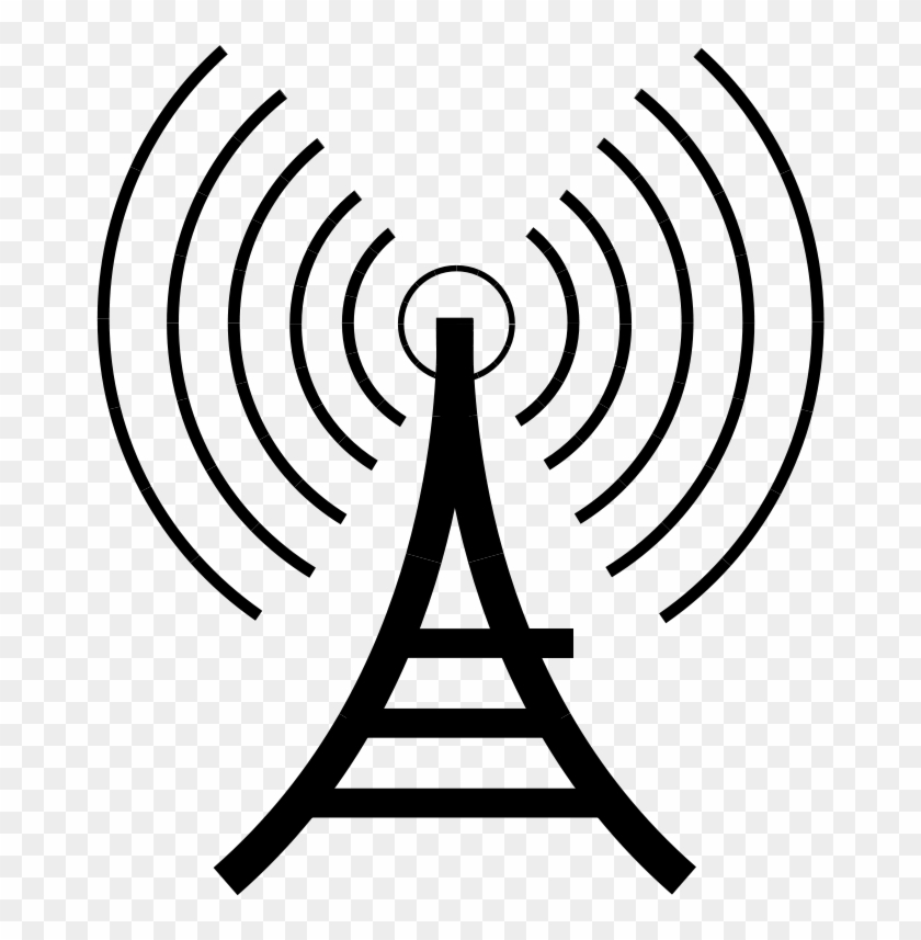 Get Notified Of Exclusive Freebies - Radio Tower Clipart #62893